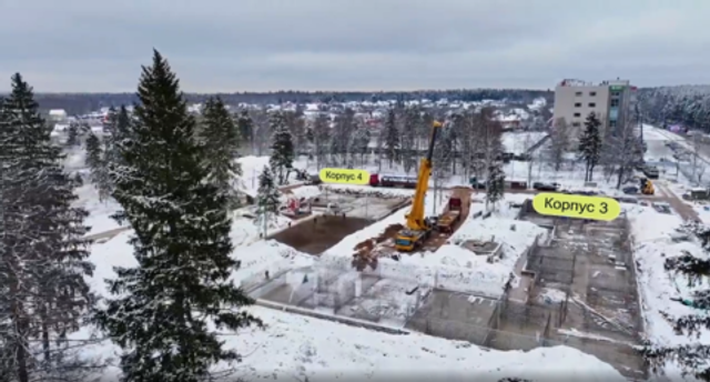 Отчет о строительстве смарт квартала Лесная Отрада 2-очередь - ноябрь