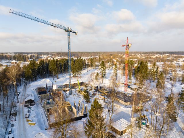 Отчет о строительстве смарт квартала Лесная Отрада 2-очередь - декабрь