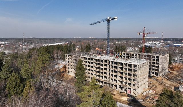 Ход строительства Смарт квартала Лесная Отрада (2-я очередь) - февраль