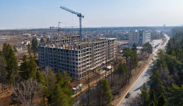 Динамика строительства Смарт квартала Лесная Отрада (2-я очередь) - март